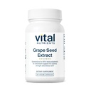 Vital Nutrients Grape Seed Extract 100mg | Potente antiossidante e supporto per la Circolazione, Capillary, and Vein Health | Gluten, Dairy, Soy Free | Non-GMO | 90 capsule