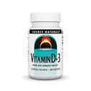Fonte Naturals Vitamina D-3 5000 iu Supporta Bone & Immune Health* - 200 Softgels