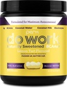 Perk Do lavoro BCAAs + polvere di elettroliti di idratazione (Naturally Sweetened Lemon Tart aromaed, 20 Servings) - con acqua di cocco e latte di cocco