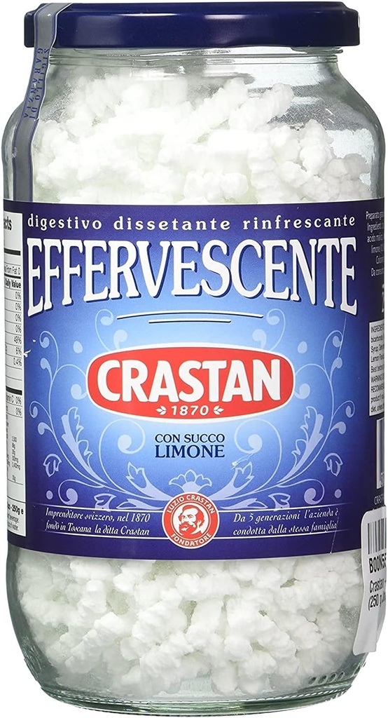 Crastan - Antacido Italiano Effervescente, (3)- 8.82 oz. Jars