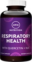 MRM Respiratory Health | con Quercetin + NAC | Supports Liver & Mitochondrial Health | Vegan + Non-GMO + Gluten Free | 30 Serve