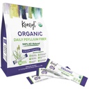 Konsyl Organic Daily Psyllium Fiber Stick Packs - On-The-Go Fiber Supplement Powder - Conveniente, All-Natural Soluble Fiber, Gluten-Free & Sugar-Free, Vegan & Keto - 30 Pacchetti