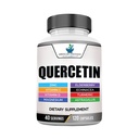 Supplementi standard americani Quercetin 1000mg Per servire con zinco, vitamina C, vitamina D3, magnesio, sambuco, echinacea, curcuma, astragalo - senza glutine, non OGM, 120 capsule, 40 Serve