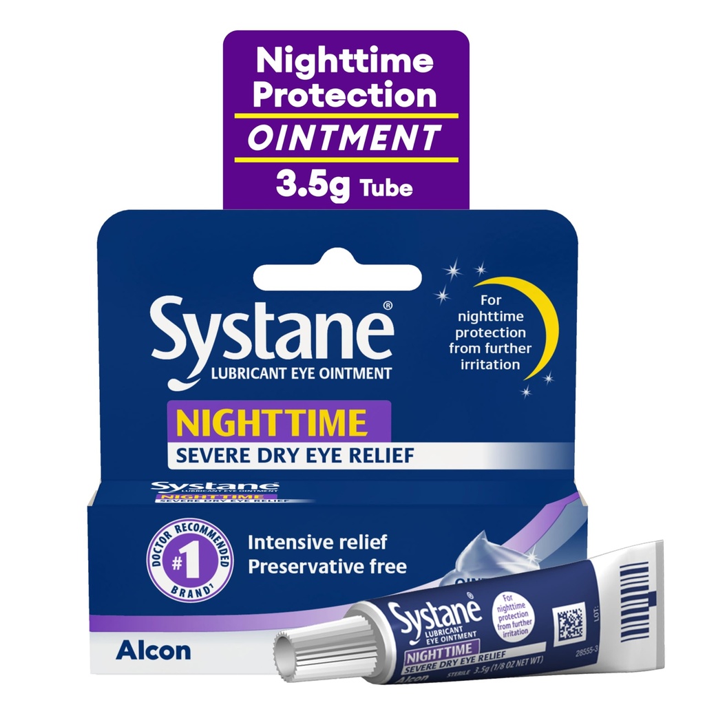 Systane Nighttime Lubrificante Ointing Eye 3.5g Tube