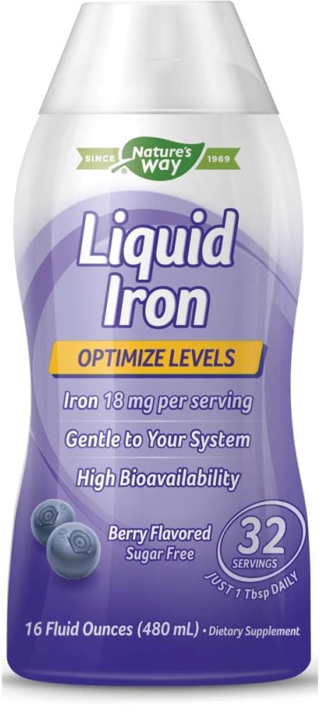 Ferro liquido - Natural Berry Flavor 16 fl Ounce Liquido