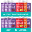 Designer Wellness Protein Smoothies Variety Pack e Misto Bundle Berry