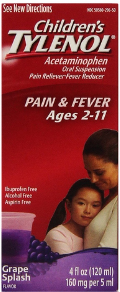 TYLENOL Sospensione orale per bambini Uva Splash Flavor 4 oz