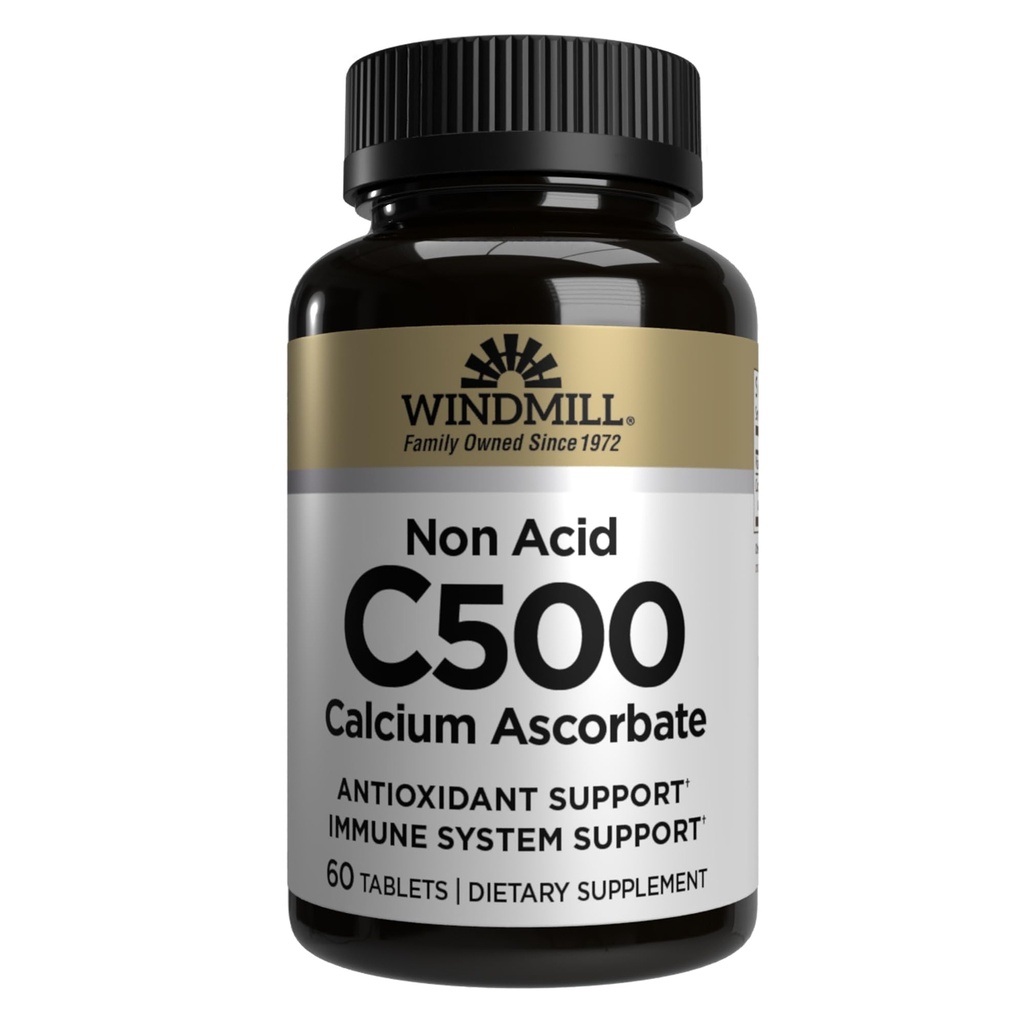 Vitamina C Tablet 500mg Wmill non acido - 60 da WINDMILL