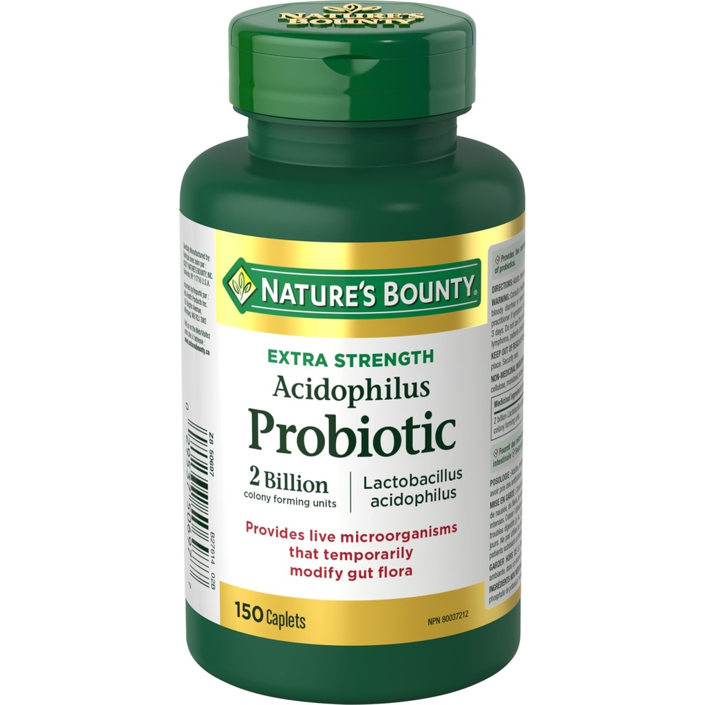 La Bounty Acidophilus Probiotic 2 Miliardi, 150 caplets