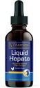 Rx Vitamins Liquid Hepato - Integratore di supporto per fegato liquido con estratto di cardo di latte - Integratore per cani epatico Arricchito con Vitamina B Complex - Sapore di pollo (4oz)