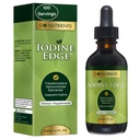 Go Nutrients Iodine Edge – Organic Nascent Iodine Supplemento liquido per il supporto tiroide, energia, Immune & Cognitive Health – Gocce ad alto assorbimento - Tintura naturale per le donne & uomini – 1 oz