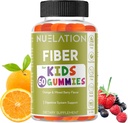 Gummie in fibra per bambini - 60 Conte - Vegetariano, Senza glutine, Gelatin Free, Integratore in fibra per bambini - Fibra prebiotica per sostenere la digestione, Bowel Movimento & Salute Immune