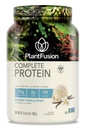 PlantFusion Polvere proteica vegana completa - Polvere proteica basata sulle piante con BCAA, enzimi digestivi e proteine di Pea - Keto, senza glutine, senza soia, senza dadi, senza zucchero, non OGM - Fagio di Vanilla 2 lb