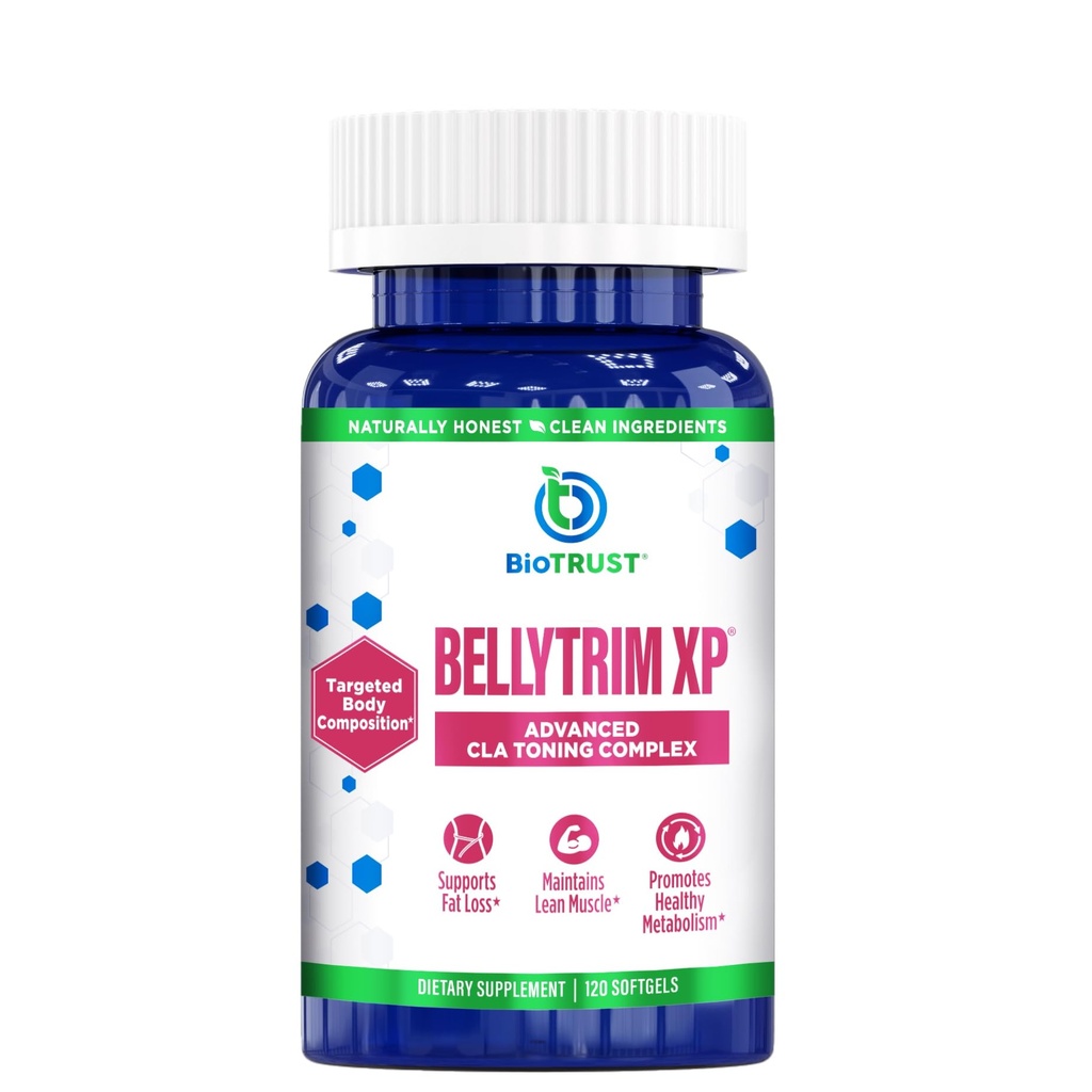 BioTrust BellyTrim XP Advanced CLA Toning Supplement, acido linoleico coniugato (60 Serve)