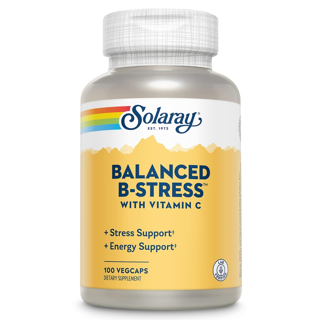 SOLARAY B-Stress Supplemento | 100 Count