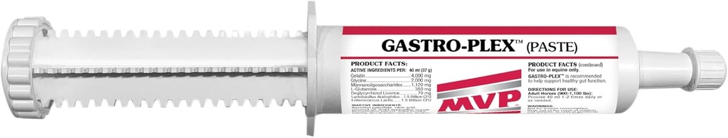 MVP Gastro-Plex Paste 5-Pack (10 dosi) Gastric Stress Relief Paste per Cavalli