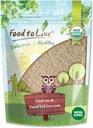 Cibo per vivere la polvere di radice di Ashwagandha organica, 12 once - Non-OGM, Ginseng indiano finemente terra, puro, crudo, vegano. Facile da mescolare. erba adaptogenica.