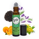 Wild Essentials Motion Ease Olio essenziale Roll On, 10ml Motion Sickness, Nausea, Upset Stomach, Vertigo, Dizzy, Seasick, Carsick, Realizzato con olio di Jojoba Organico, Pronta all'uso, Moisturizer, Tutto Naturale