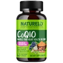 NATURELO Integratore alimentare intero CoQ10, 60 capsule di veg, miscela di salute del cuore, potente antiossidante, CoQ10 100mg per la produzione di energia