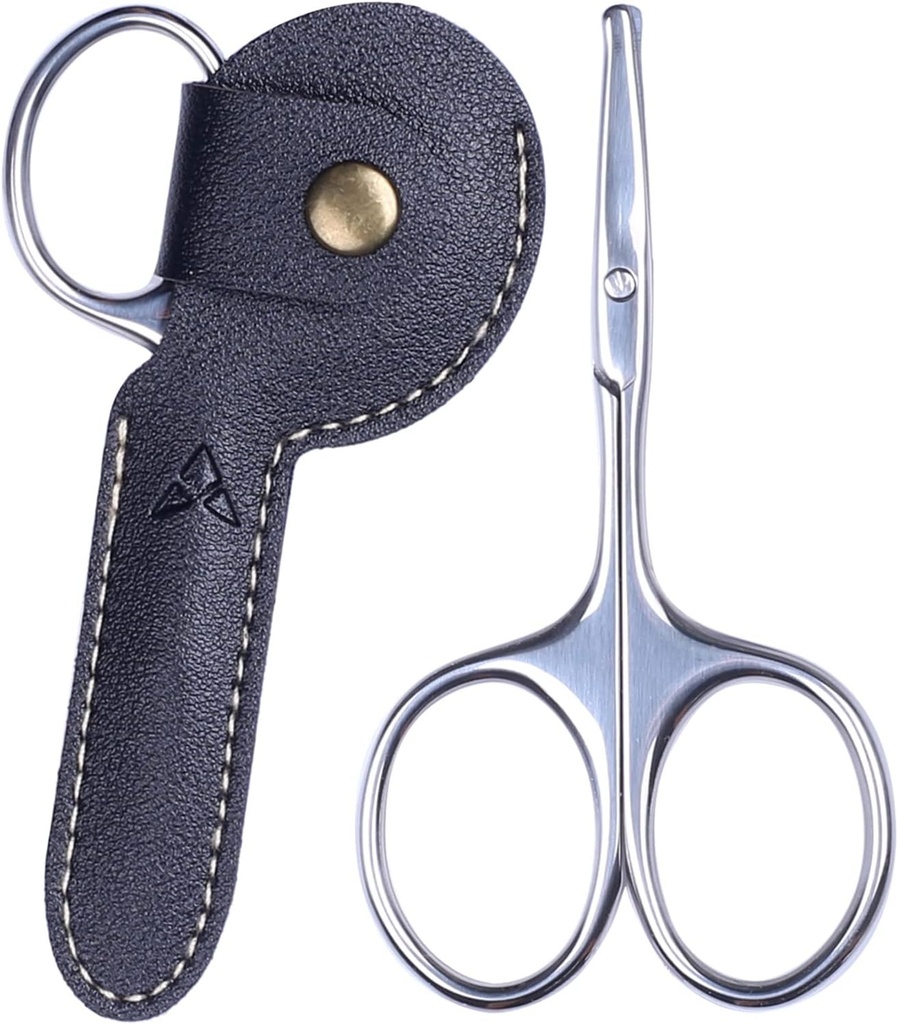 3.75" Forbici per capelli di naso, punta rotonda piccola moschea facciale Forbici per uomo