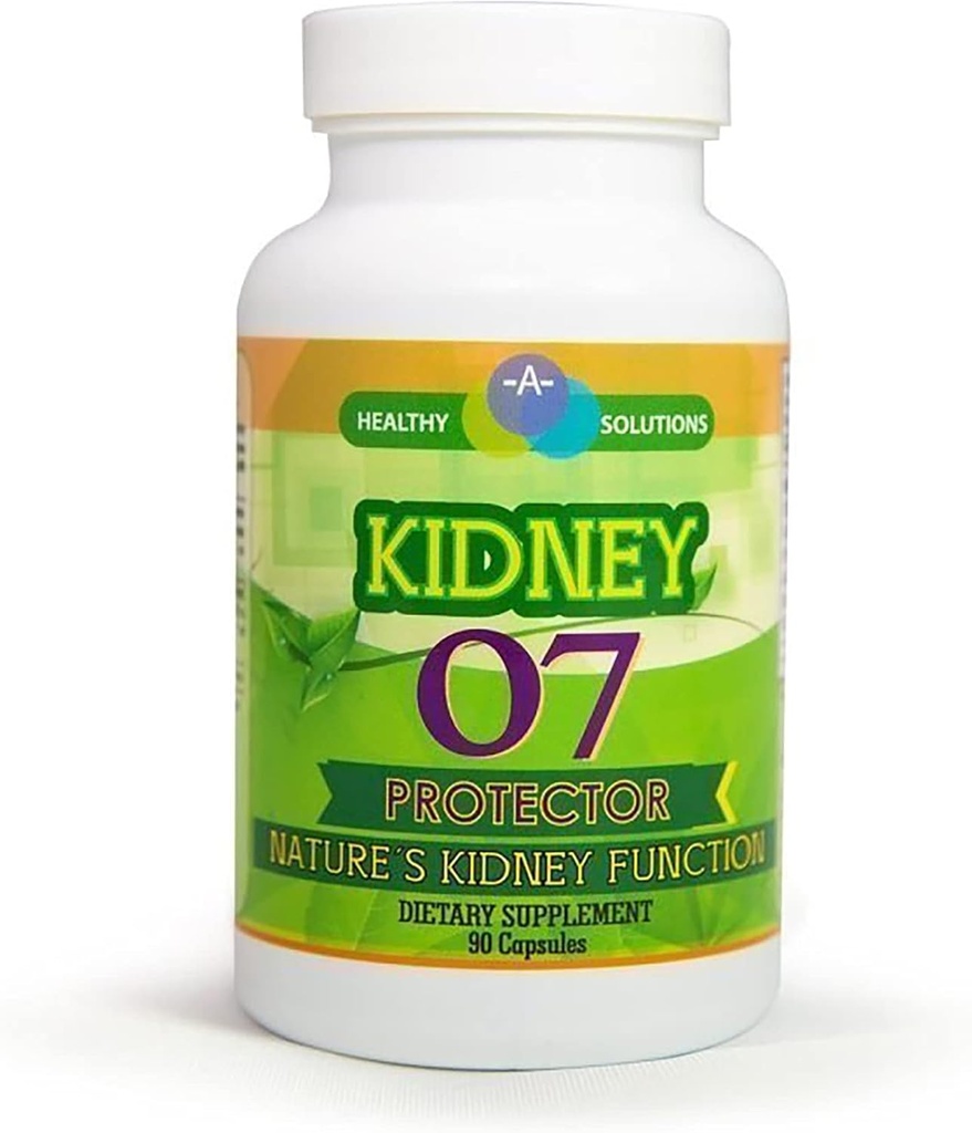 Protezione renale 07 - Protezione naturale della funzione renale - Diuretico & Diaforo - Sangue purificante - 90 Caps...