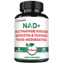 Satoomi NAD Supplemento per le donne - NAD Nicotinamide Riboside Resveratrolo 900mg, Quercetina, Turco, Astragalus, Ginseng, Vitamina D3, Vitamina C - 60 Conte
