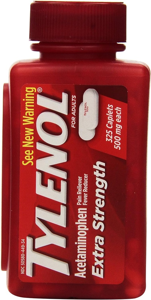 Tylenol Extra Forza Acetaminophen 500 Mg 325 Capelli
