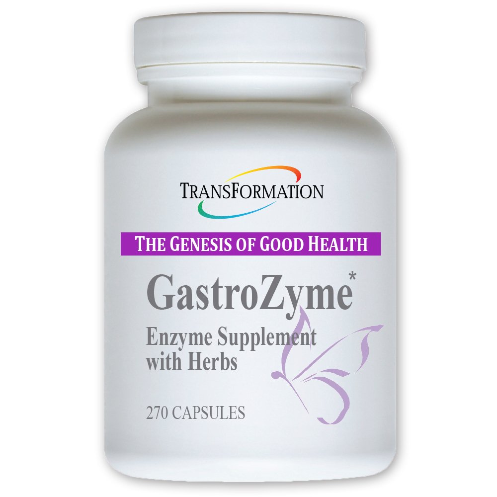 TRASFORMAZIONE IL GENESIS DI GOOD HEALTH - Integratore GastroZyme, Unico formulato con Enzimi & Papaya Leaf, rhla rosea Herbs, Soothes & allevia il disagio Gastrointestinale, 270 Capsule