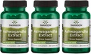 Swanson Ashwagandha Extract-Natural Supplemento Promuovere una risposta sana di stress, supporto energetico & Nervous System Health-Ayurvedic supplemento per il benessere naturale-(60 capsule, 450 mg ogni) (3 pacchetto)