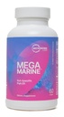 Microbiome Labs MegaMarine Omega 3 Fish Oil Supplements - Gut-Specific EPA DHA Omega 3 Supplemento con DPA per la salute del fegato - Support Immune & Gut Barrier Funzione (60 Softgels)