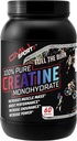 GMU SPORT - Polvere monoidrata 100% pura della creatina per gli uomini e le donne - Polvere pura della creatina per la crescita del muscolo, prestazioni migliorate e aumento della resistenza - supplemento di creatina - non aromatizzato
