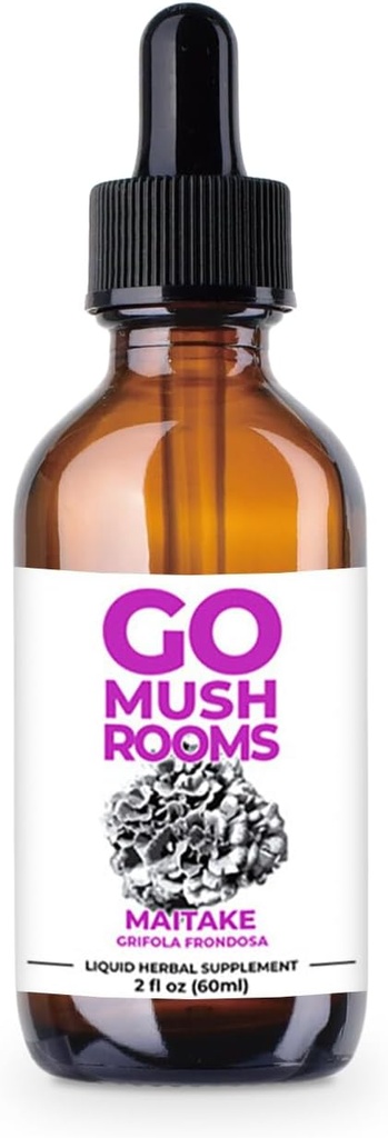 Maitake Mushroom Tincture Supplemento per il supporto di rinnovo- 2 fl oz (60 Serve)*