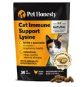 Gatto Immune Support Lysine – Allergy Relief & Immune Health Supplement per Gatti con L-Lysine, Colostrum, Quercetin & Omega-3 – Soothes Sneezing, Runny Nose & Itchy Skin Chicken, (30-Day Supply)