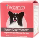 Herbsmith Senior Dog Saggezza – Supplemento Demenza Cane – DHA per la salute del cervello del cane senior - Supplemento senior per cani- 150g