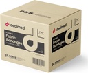 Adesivi elastici in tessuto sterile trattati – 1x3 pollici – 100/Box - 24 scatole - Traspirabile First Aid Strip Pack - Soft Stretch Wound Patch per medici, kit di emergenza e clinica