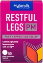 Hyland's Restful Legs PM, Nighttime Formula, Calms Agitated Legs in modo da poter dormire, 50 compresse di dissolvenza rapida (Pack of 3)
