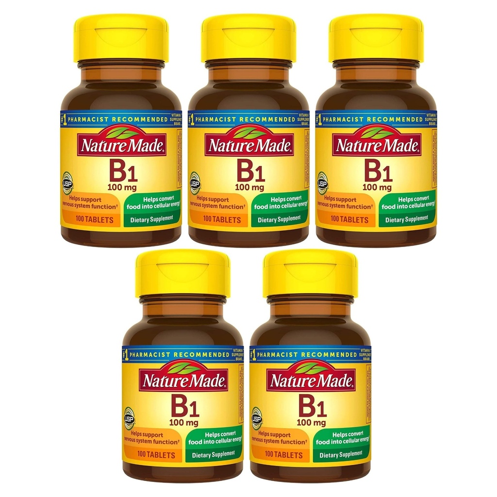 Natura Made B1 100 Mg 100 Conte (5 Confezione)