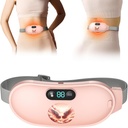 Riscaldamento Pad per periodi, Riscaldamento veloce con 6 livelli di calore e 6 modalità di massaggio, Riscaldamento mestruale portatile, Massaggiatore a lungo termine per le donne e le ragazze, Rosa
