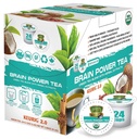 SOLLO Brain Power Organic Green Tea Pods con MCT, Acai e nutrizione essenziale, Nootropic Brain Booster- Migliora la memoria e messa a fuoco Compatibile con 2.0 K-Cup Keurig Brewers, 24 Ct