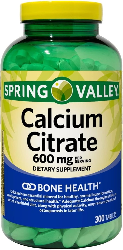 ikj Calcium Citrate compresse Integratore alimentare 600 Mg 300 Conte