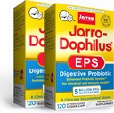 Jarrow Formulas Jarro-Dophilus EPS - 5 miliardi di Atto per Serve - 120 Caps Veggie Coated Enteric, Multi-Strain Probiotic - Salute Intestinale & Immune, 120 Conte (Pack of 2)