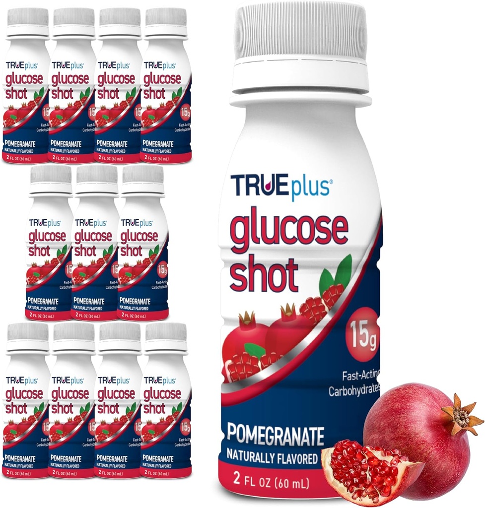 TRUEplus Glucose Shots 12 bottiglie - Melograno