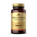 Solgar Cod Liver Oil - 250 Softgels - Fornisce Vitamine A & D - Non OGM, Gluten Free - 250 Serve