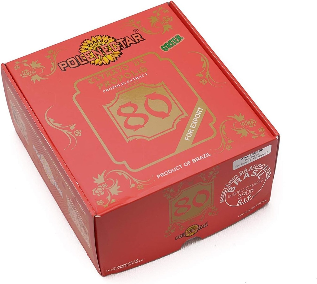 Brasile Green Bee Propolis Estratto di cera Free 80 (30ml) - 24 bottiglie