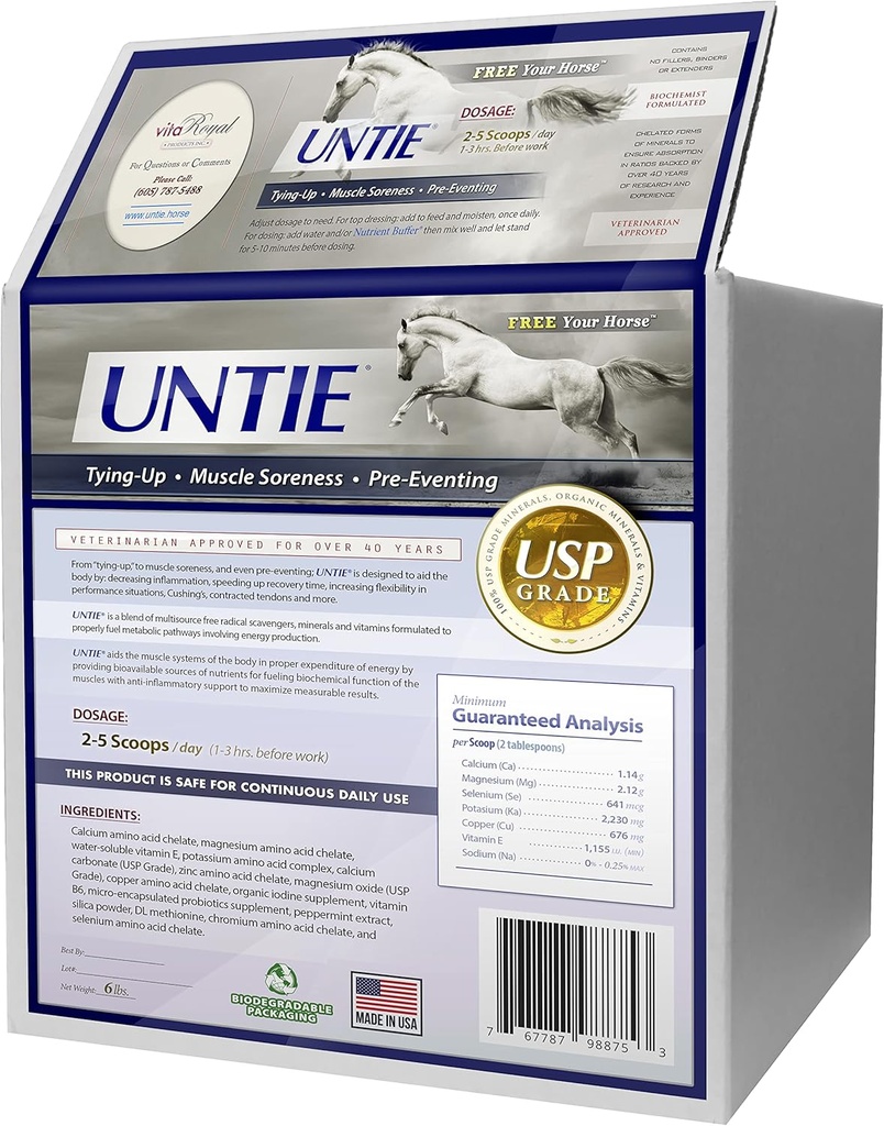 per Cavalli - Inflammatorio, Supporto Muscolo e Giunto - 100% assorbibile (6 libbre.)