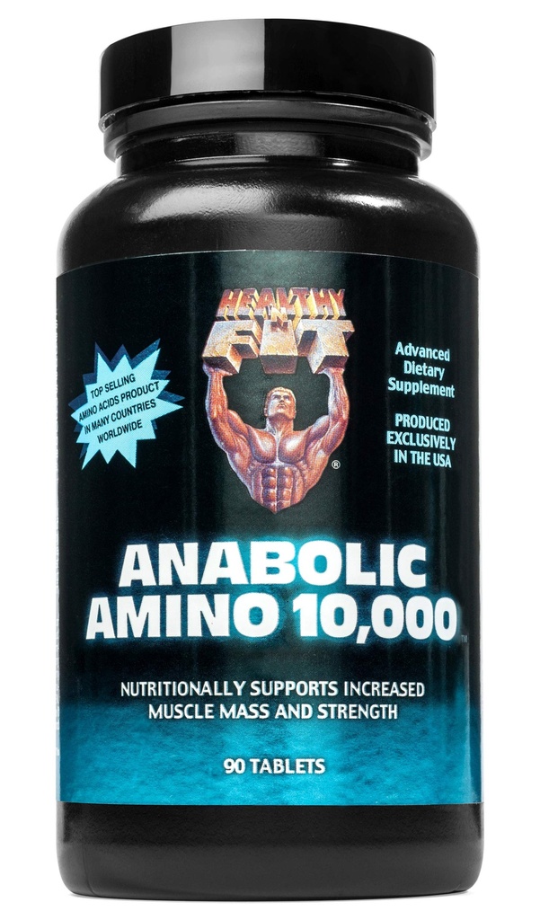 sana 'n Fit anabolizzanti Amino 10.000, 90 compresse, bottiglia