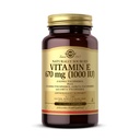 Solgar Vitamin E 670 mg (1000 IU) - 100 Vegan Softgels - Antiossidante naturale - Non OGM, Gluten Free - 100 Serve