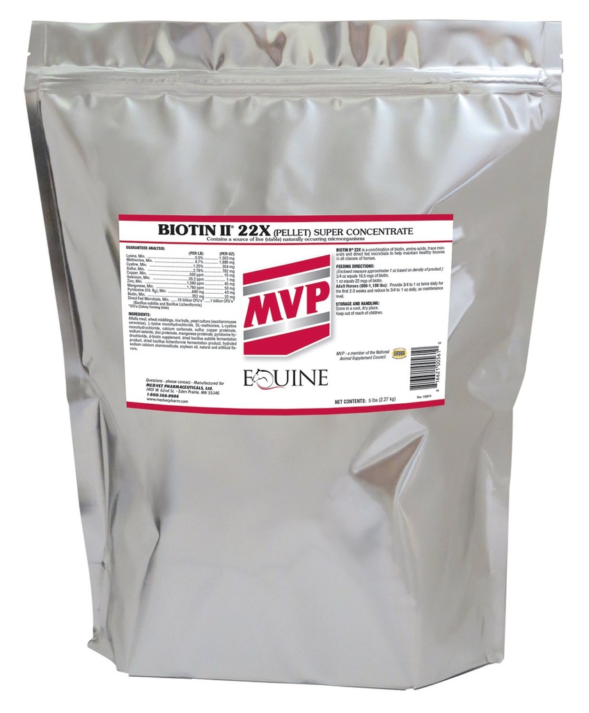 Biotina II 22X (5lb) Integratore per cavalli