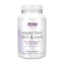 NOW Foods Solutions, Vegan Hair, Skin & Nails, Supporto nutrizionale con 5.000 mcg Biotin, 90 Veg Capsule