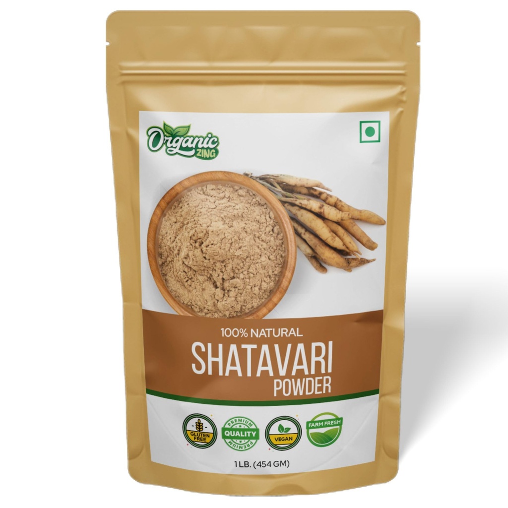 Polvere Shatavari organica per la salute 16 oz (454 grammi) Confezione da 1
